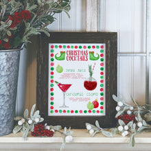 Load image into Gallery viewer, Christmas Party Drinks Sign, Holiday Bar Menu Template, Pine Cone Drink Menu Sign Template, Signature Drinks Sign, 2,500+ Drink Images