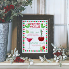 Load image into Gallery viewer, Christmas Party Drinks Sign, Holiday Bar Menu Template, Pine Cone Drink Menu Sign Template, Signature Drinks Sign, 650+ Drink Images